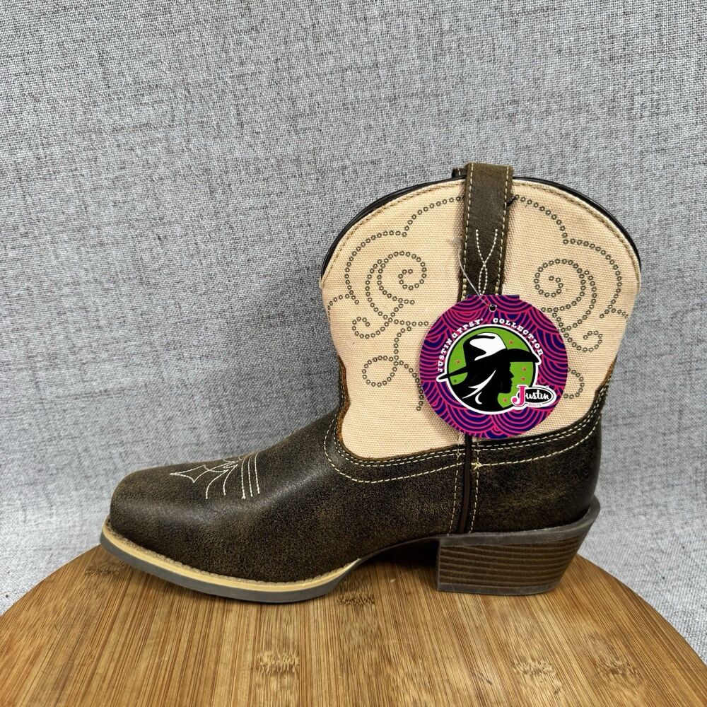 Justin Boots Women's 8.5 B Gypsy Western Cowboy Leather L2949 - Picture 6 of 12